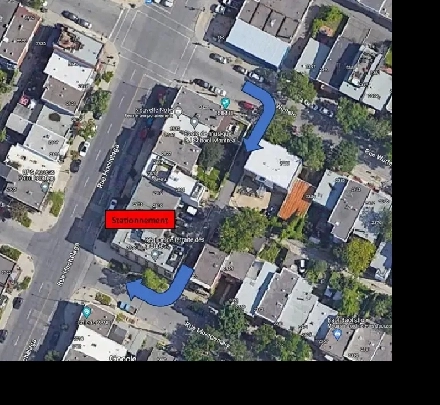 Parking ext priv prs mtro Prfontaine  louer