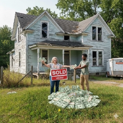 Are you in need of selling your damaged or outdated property?