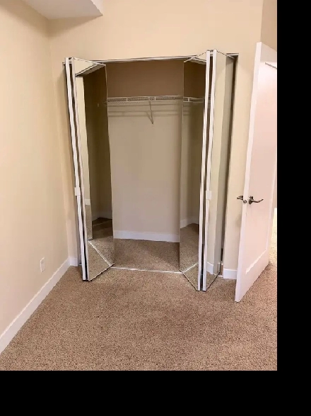 1 Bedroom and bathroom out of 2 bedroom 2 bathroom for rent. Image# 1