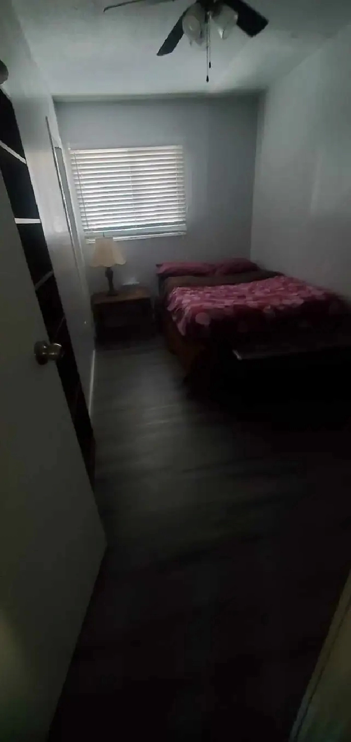 CLEAN ROOM FOR ONE IN FRENCH CANADIAN HOUSEHOLD