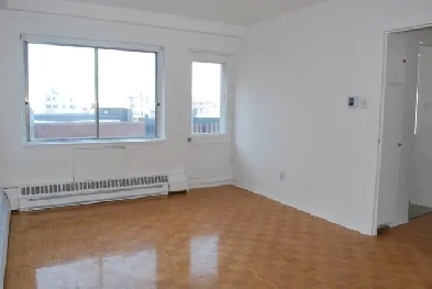 3 1/2 BETON-LIBRE-REPEINT-AHUNTSIC Ouest-Planchers BoisFranc Image# 1