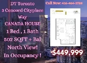 Final Chance – Concord Canada House | 1 b1b$449K! Image# 1