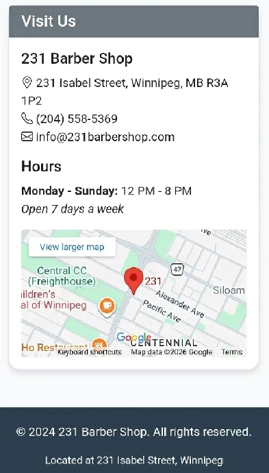 Chair Rent – 231 Barber Shop Image# 3