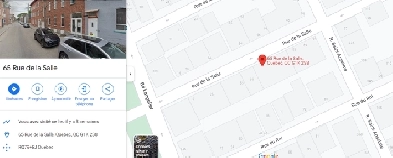 CHAMBRE à LOUER 520$ au 65 Rue de la Salle BASSE-VILLE Qc