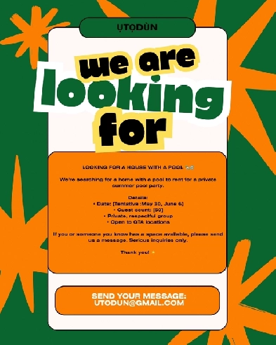 LOOKING FOR A HOUSE WITH A POOL Image# 1