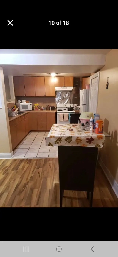 Rent for 2 bedroom walkout basement One full washroom