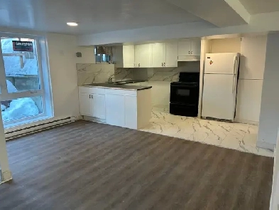 Grand 4 ½ à louer dans un semi sous-sol – rénové au complet (160 Image# 1