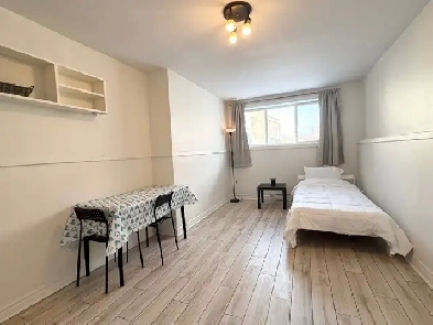 Studio meublé, tout inclus - 5 min metro St Michel Image# 1