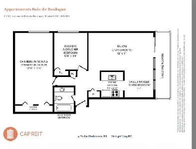 appartement 4 12 a louer