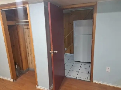 Single large bedroom basement unit for rent at DVP and 401