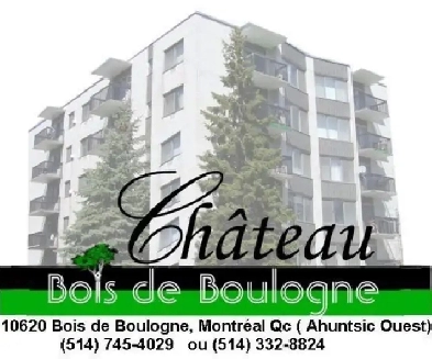 Grand 3 12 BETON  LIBRE ou 1er Juillet Ahuntsic Ouest