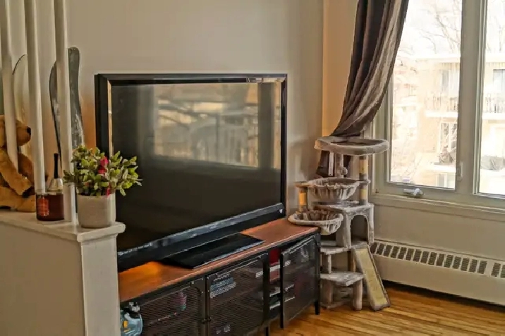 GRAND 4 1/2  à louer, 3e étage.  Très propre.  Avenue Duval (QC)