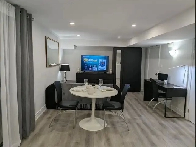 Fully Furnished Private 1-Bedroom Apartment, North York Image# 1