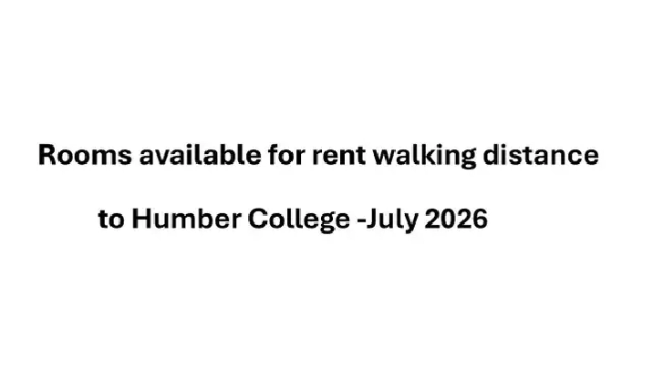 Rooms  for rent walking distance to Humber North