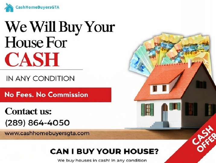 Sell my house quickly in St. Catharines for Cash (289) 864-4050