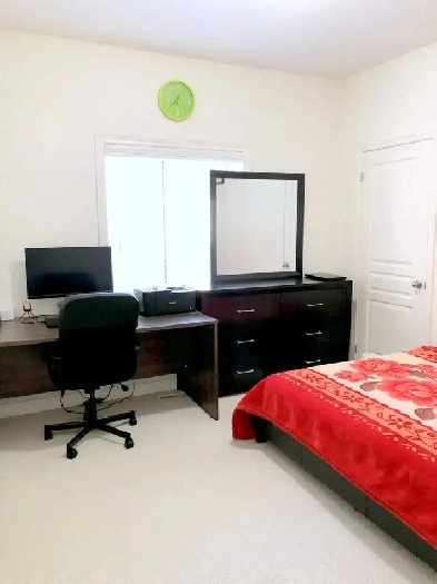 Available Immediately : All Inclusive, Private Furnished room