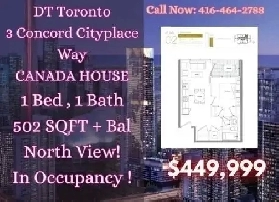Final Chance – Concord Canada House | 1 b1b$449K! Image# 1