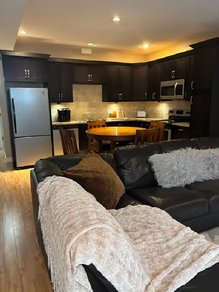 Furnished one bedroom basement suite