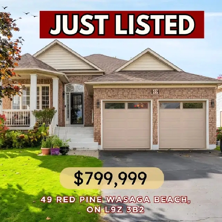 Wasaga Beach Detached Home for Sale – Family House | $799,999