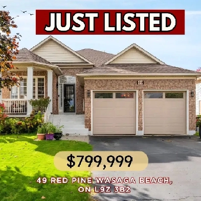 Wasaga Beach Detached Home for Sale – Family House | $799,999