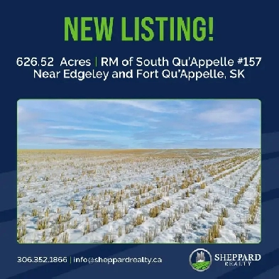626.52 Acres| RM of South Qu’Appelle # 157 | Near Edgeley, SK Image# 3