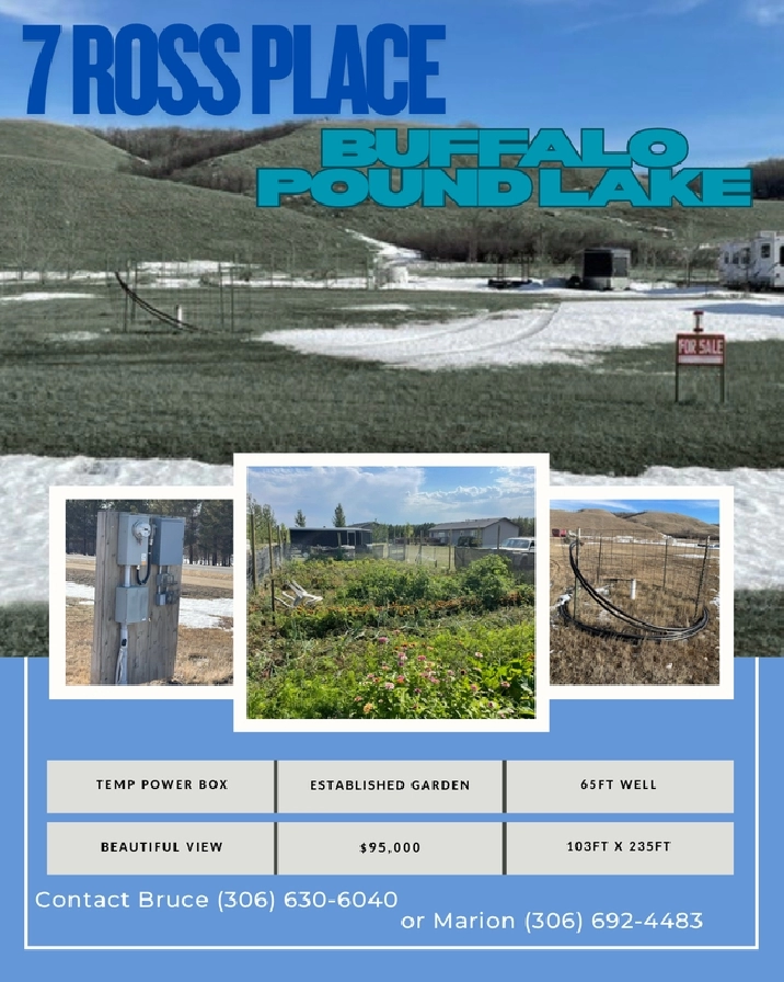 For Sale 7 Ross Place, Buffalo Pound Lake