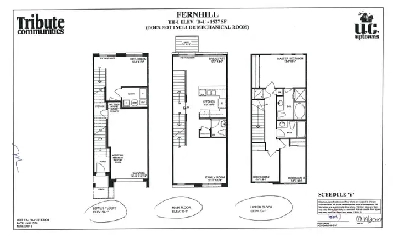 New Luxury 3BR Townhouse for Rent in Oshawa | Garage | Finished Image# 1