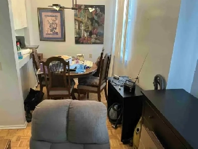 Ahuntsic beau 1½ ,2e, clarté, tranquille, jardin, balançoires Image# 1