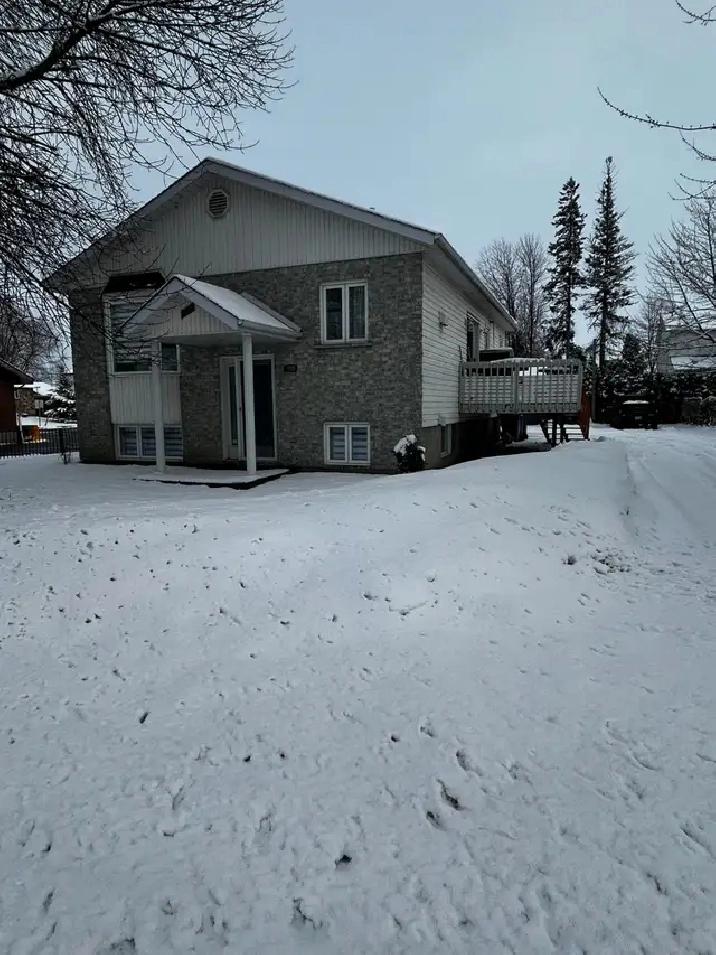 3½ demi sous-sol avec grande chambre