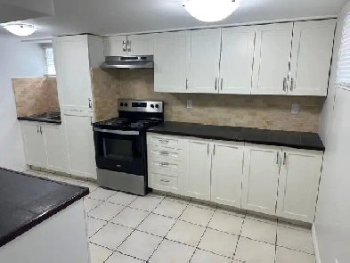 Fully renovated one bedroom basement apartment
