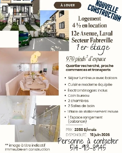 Location Condo  Laval