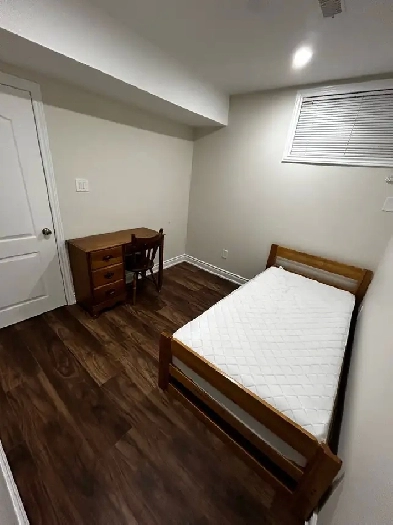 Room available for a female in a basement