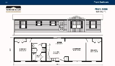 2 Bedroom mini-home on special March Madness pricing