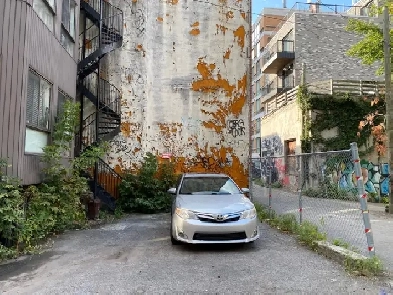 Downtown Montreal Large Private Outdoor PARKING For Rent