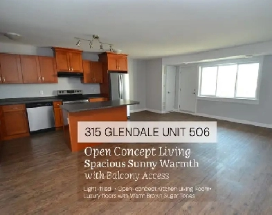 RENOED 1BED with Balcony available May  315 Glendale