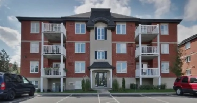 Brossard modern condo 4 1/2 built in 2012 with balcony/  locker