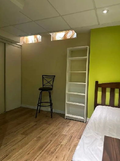 Bsmt Studio Suite for Rent . Furnished with mini kitchen & Bath