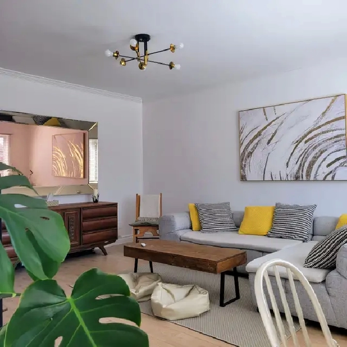 4½ meublé tout inclus – 2 chambres – Disponible avril – 2400$/mo