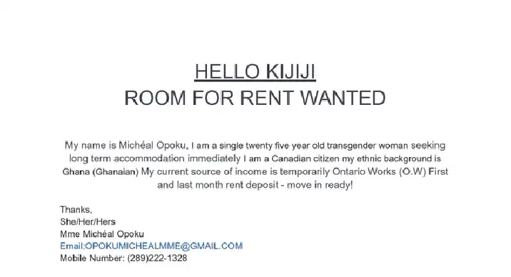 ROOM FOR RENT