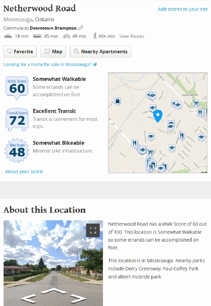 Upper floor bedroom with attached bath and big closet in Malton