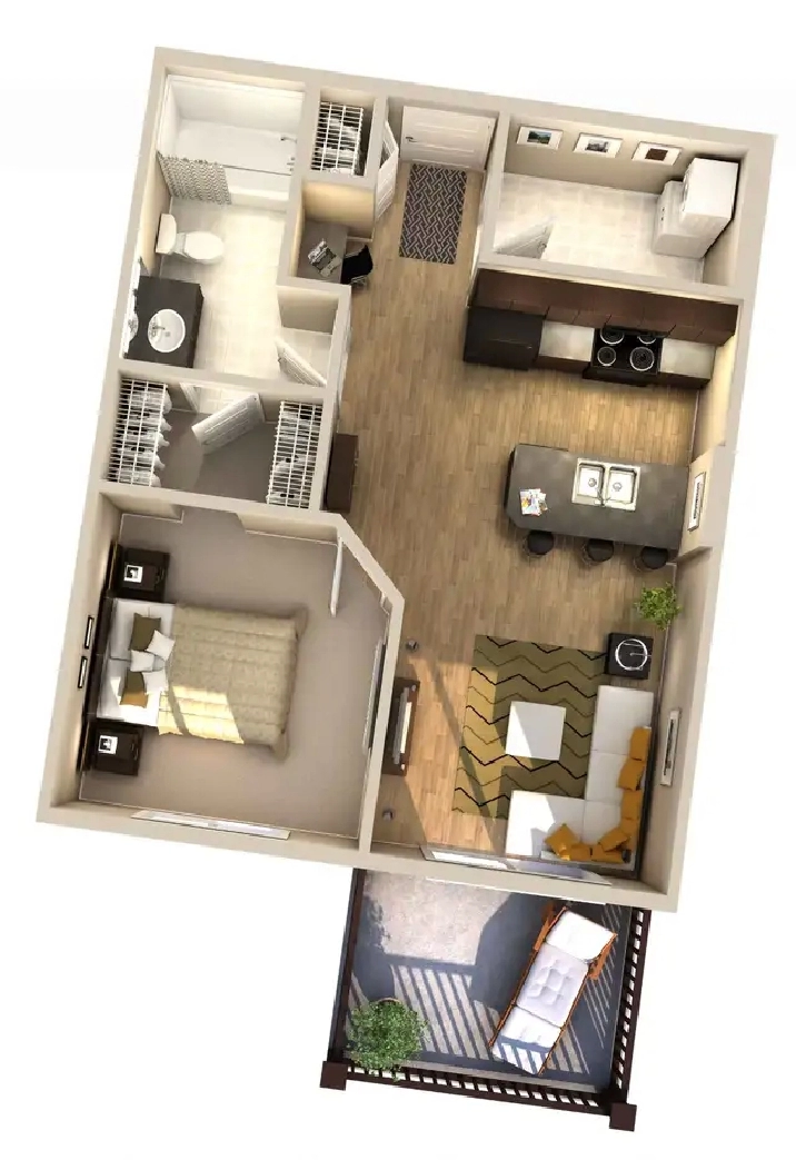 One bedroom condo - North Edmonton Albany Way - May 1 occupancy.