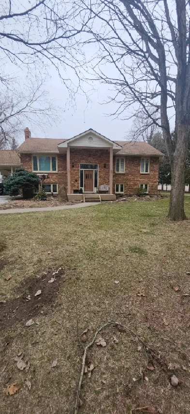 Brick raised ranch set on 18 workable acres