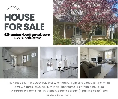 (New Price) 42 Hands Drive, Guelph