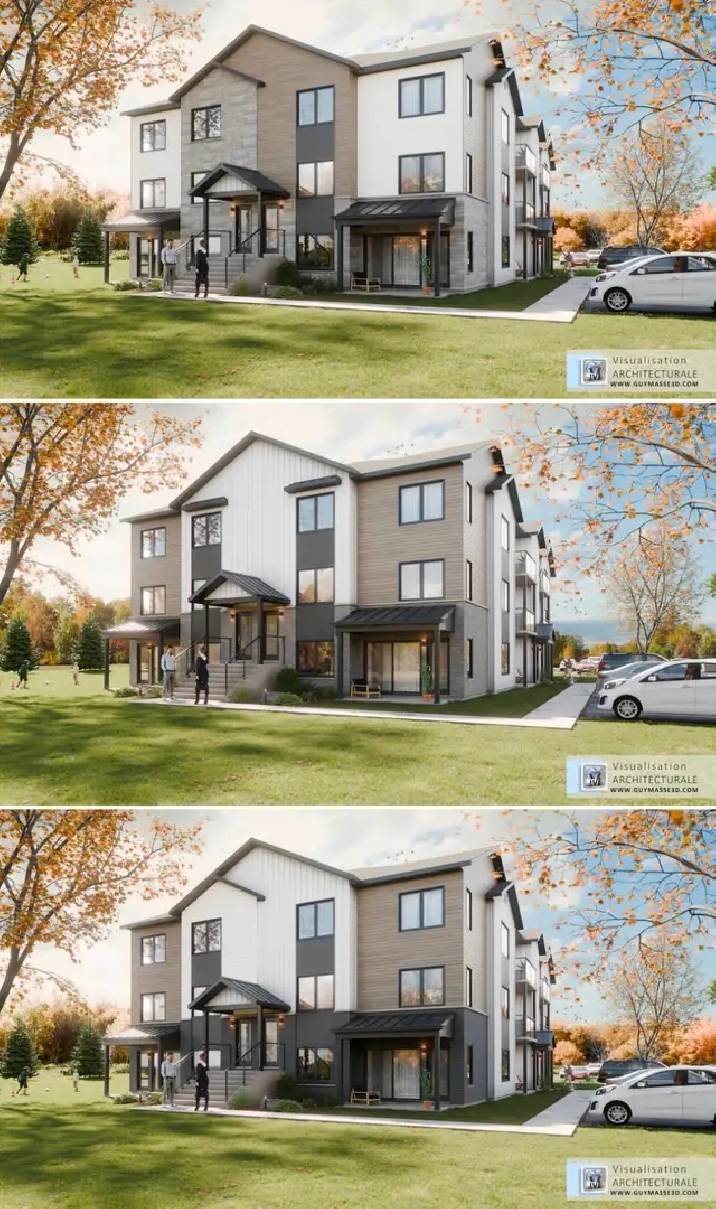 Des appartements neufs sur le Chemin de l’Horizon à Waterloo