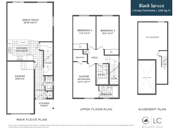Brand New, 3 Bedroom Townhome For Rent