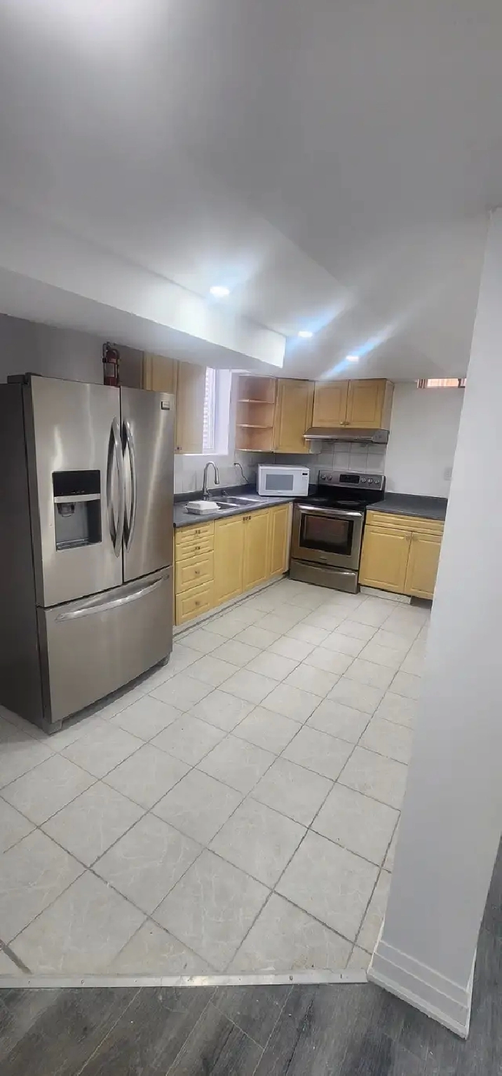 Brand New 3 Room Bright Basement for Rent in Brampton West