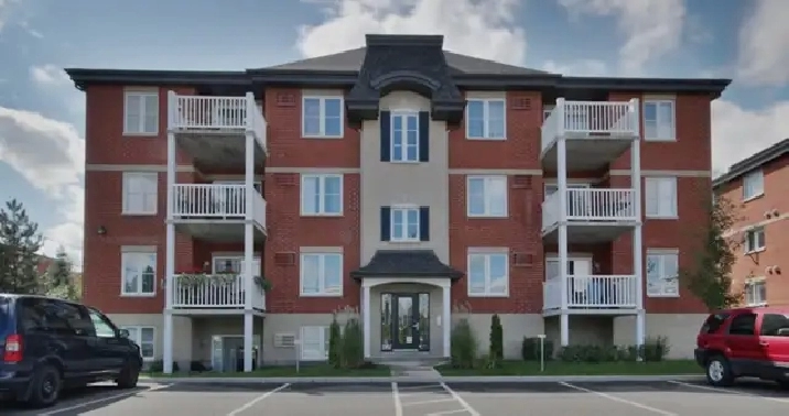 Brossard modern condo 4 1/2 built in 2012 with balcony for May