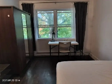 Big room for short term rental, Close metro Monk, All included.