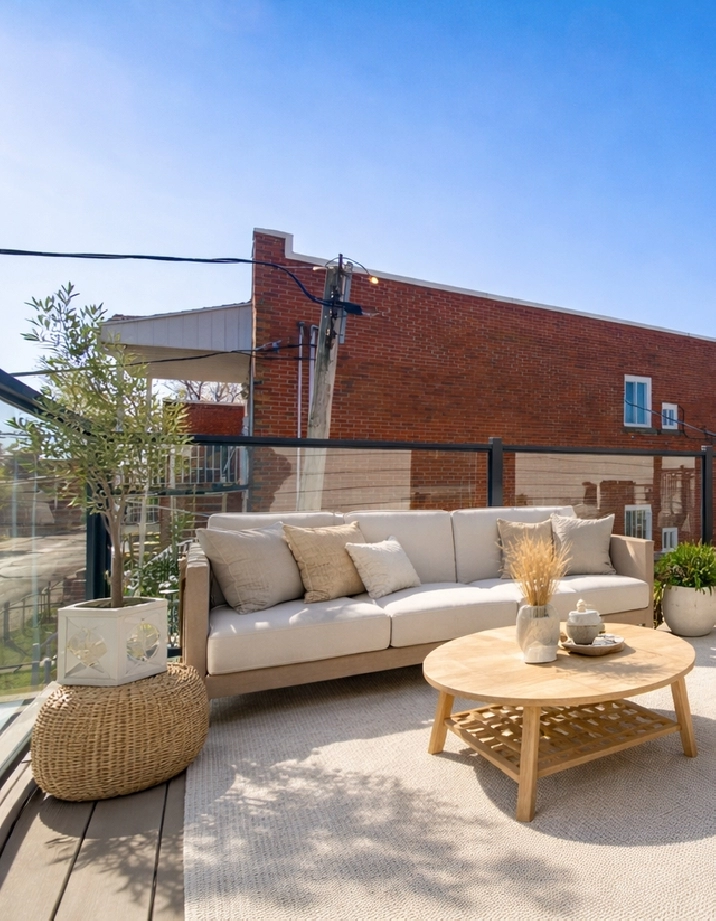 3 ½ - Rooftop Terrace | Pet friend | A/C | WiFi | FLEXIBLE DATE