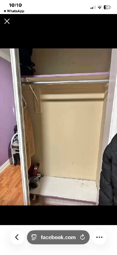 Private room for rent